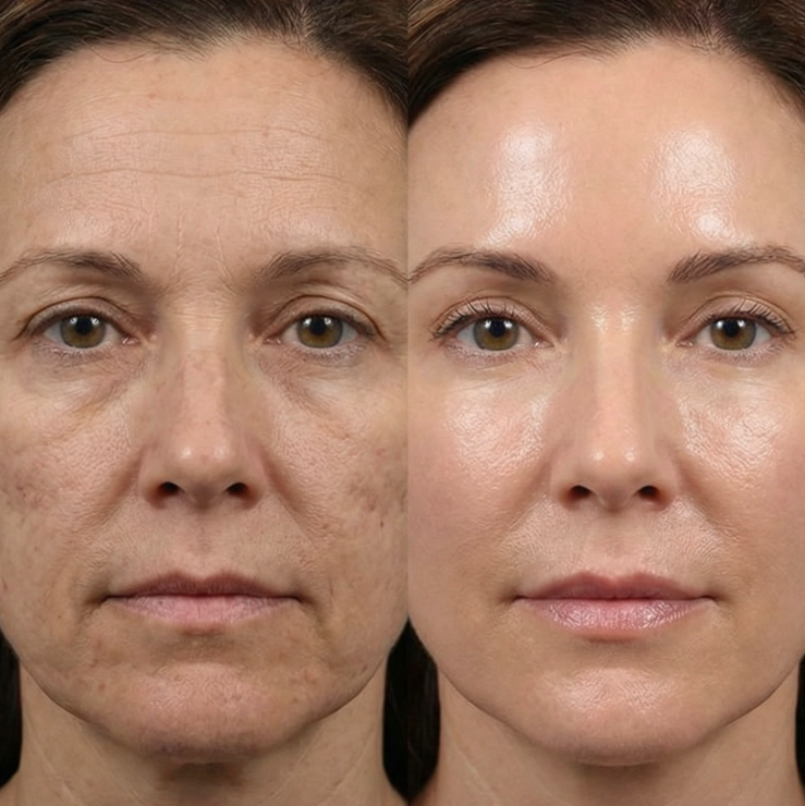 Six PRP Microneedling treatments